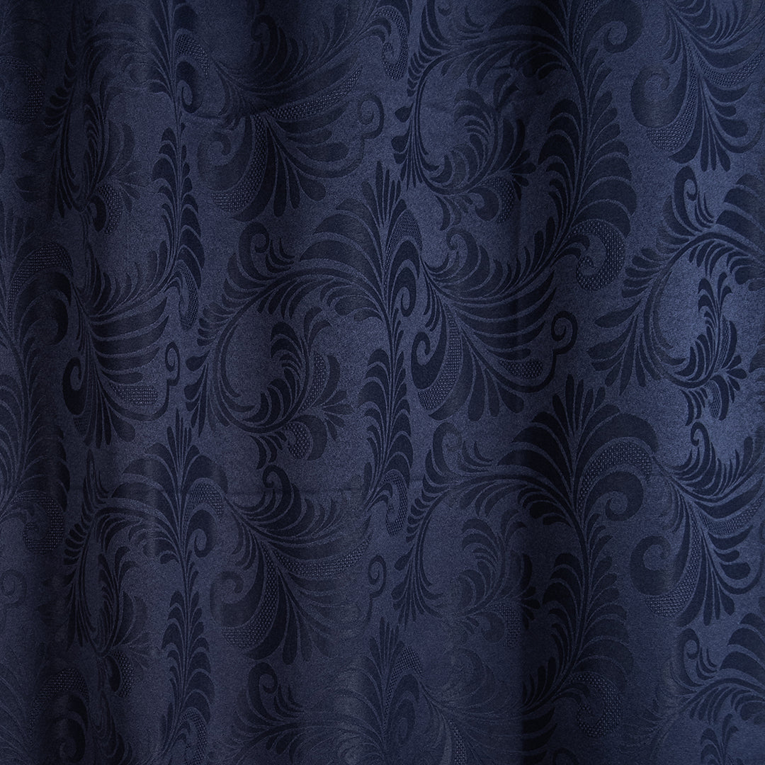 Cortina Blackout Opaca Azul Oscuro