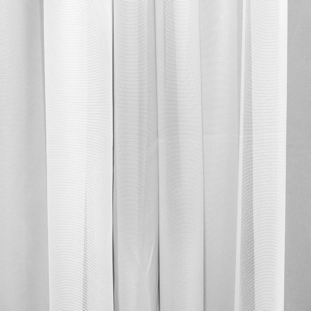 Translucent White Veil Curtain