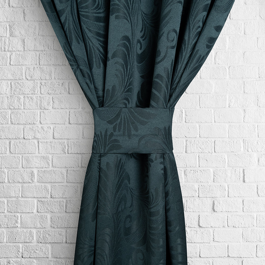 Cortina Blackout Opaca Verde Pino