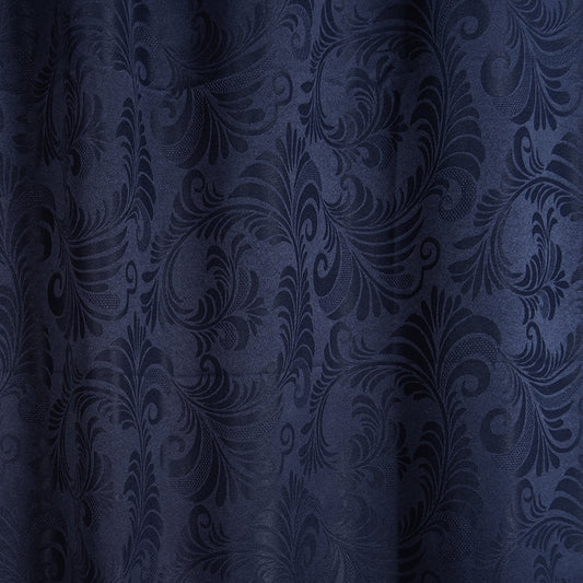 Cortina Blackout Opaca Azul Oscuro