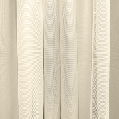 Cortina Beige Velo Suizo Traslúcido – 2 piezas de 150x210 cm