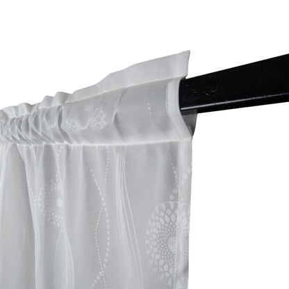Cortina Velo Suizo Blanco Ensueño – 2 piezas de 150x210 cm