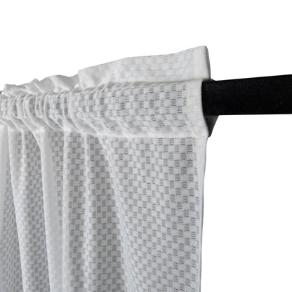 Cortina Velo Suizo Blanca Decorativa Nube – 2 piezas de 150x210 cm