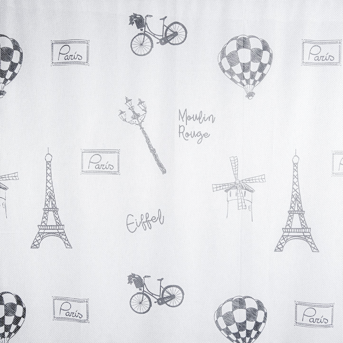 Velo Estampado Eiffell Dividido