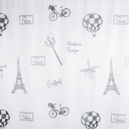 Velo Estampado Eiffell Dividido