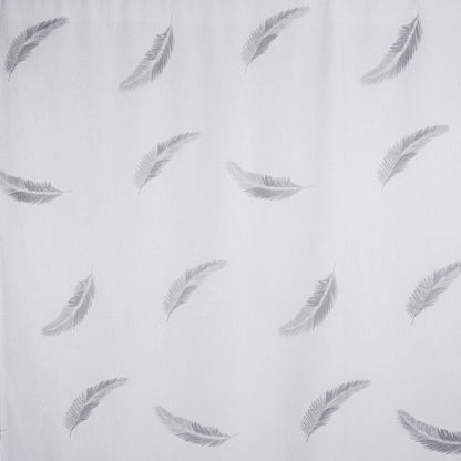 Velo Estampado Plumas Dividido